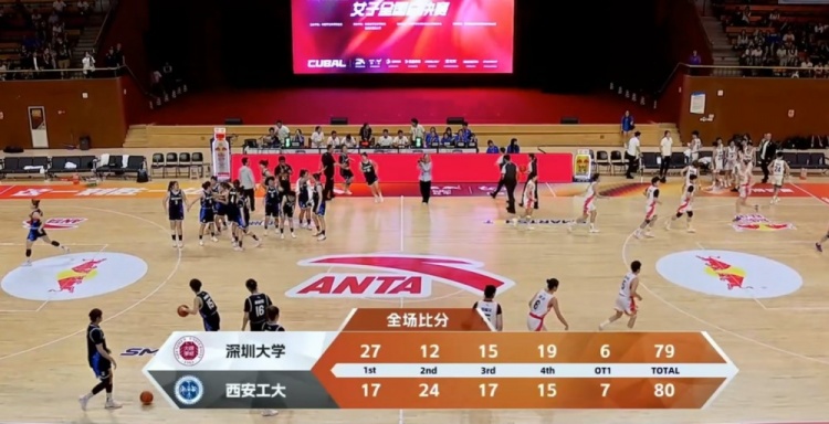 CUBAL女篮-曲乾铭22+7 张楚玉23+5 西安工大加时力克深圳大学